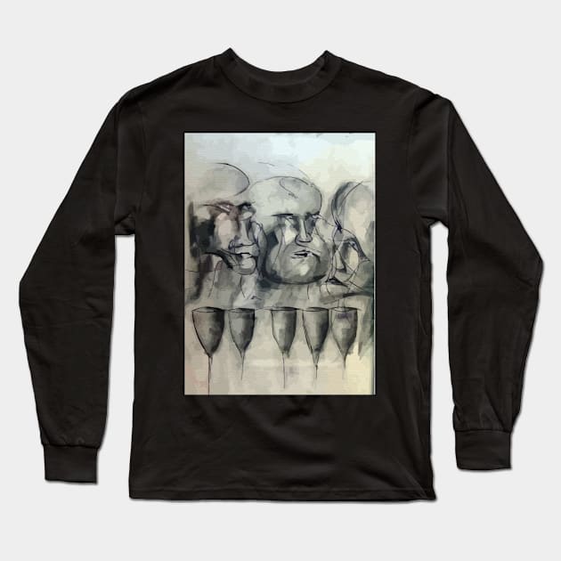 drinking Long Sleeve T-Shirt by ElArrogante